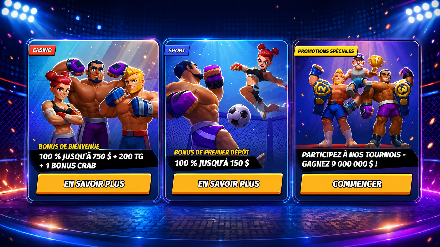 Bonus de bienvenue BigClash Casino